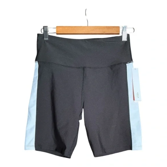 AQUA Athletic
High Rise Multi Contrast Bike Shorts - 100% Exclusive - Picture 4 of 4